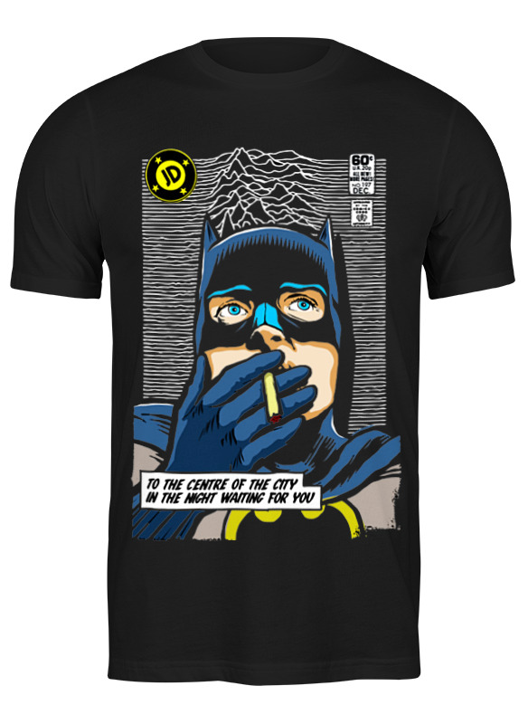 

Футболка мужская Printio Batman waiting for you черная L, Черный, Batman waiting for you