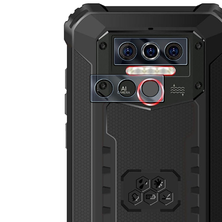 

Стекло защитное гибридное для камеры Oukitel WP5 (2 шт.)