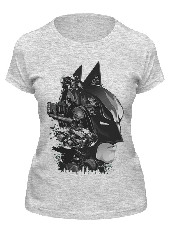 

Футболка женская Printio Бэтмен (batman) серая L, Серый, Бэтмен (batman)
