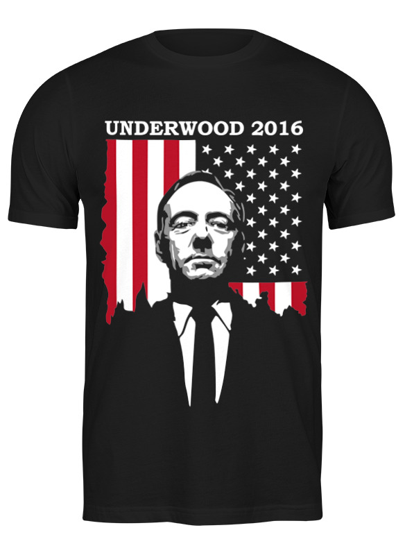 

Футболка мужская Printio Кевин спейси (underwood 2016) черная L, Черный, Кевин спейси (underwood 2016)