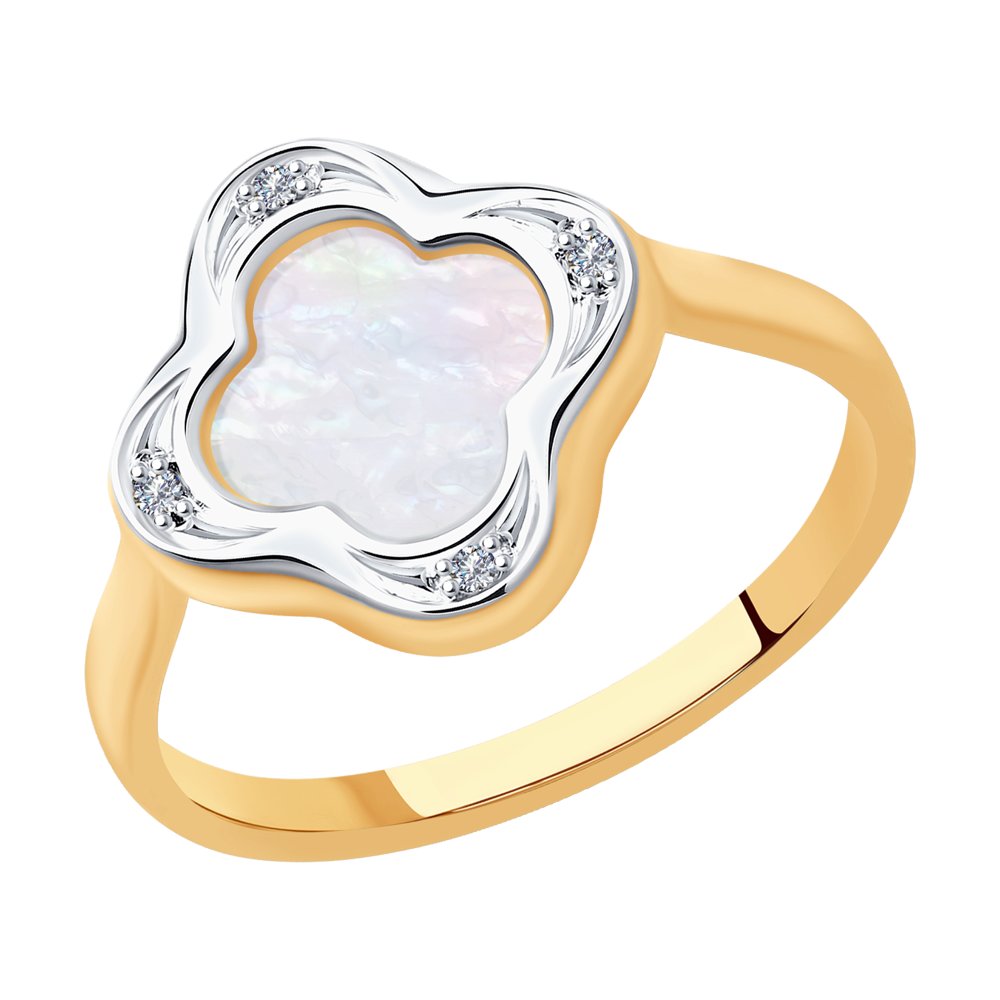 

Кольцо печатка из красного золота с бриллиантом р. , SOKOLOV Diamonds 1012142, 1012142
