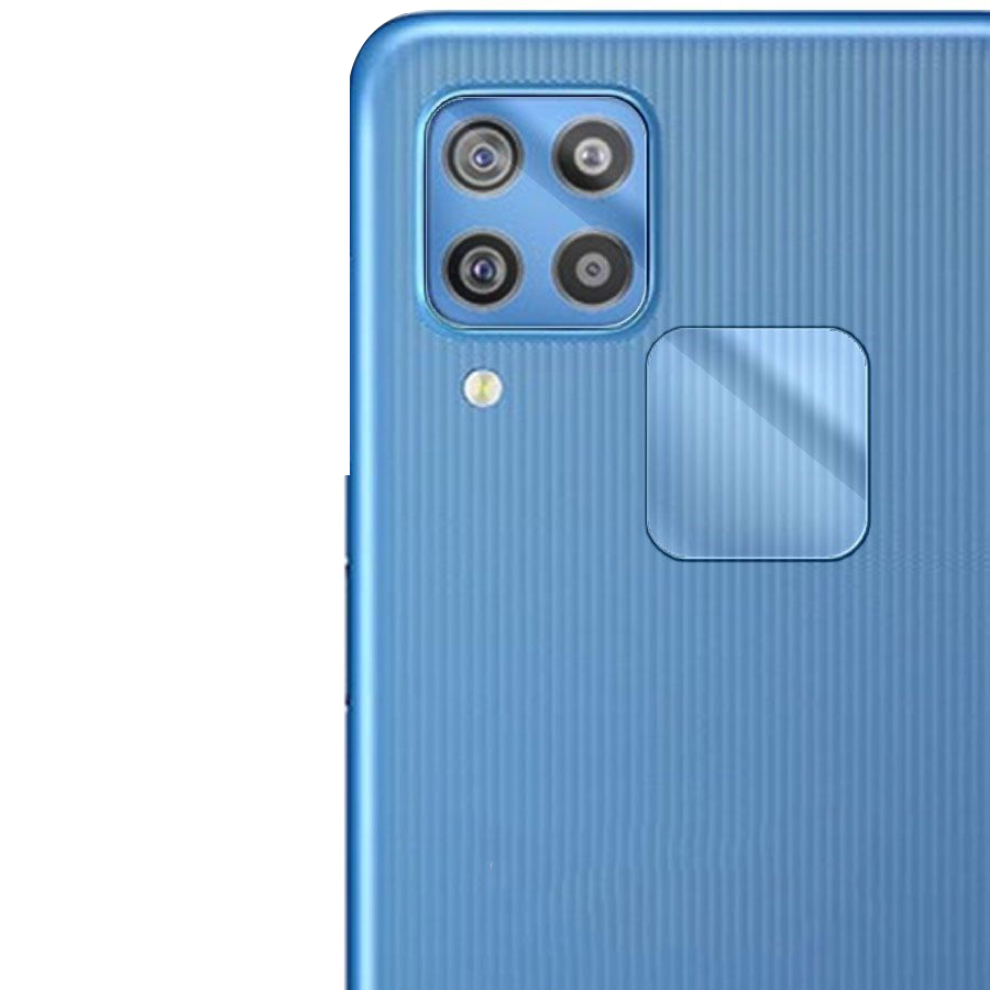 Стекло защитное гибридное для камеры Samsung Galaxy F22 (2 шт.)