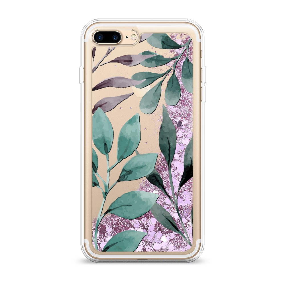 

Чехол Awog на Apple iPhone 8 Plus / Айфон 8 Plus "Листы цветов", 10994-1