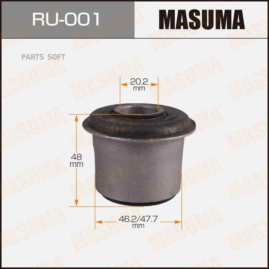 

Сайлентблок TOYOTA (LH/YH5#/8#/RZH10#) перед. верхн. MASUMA RU-001