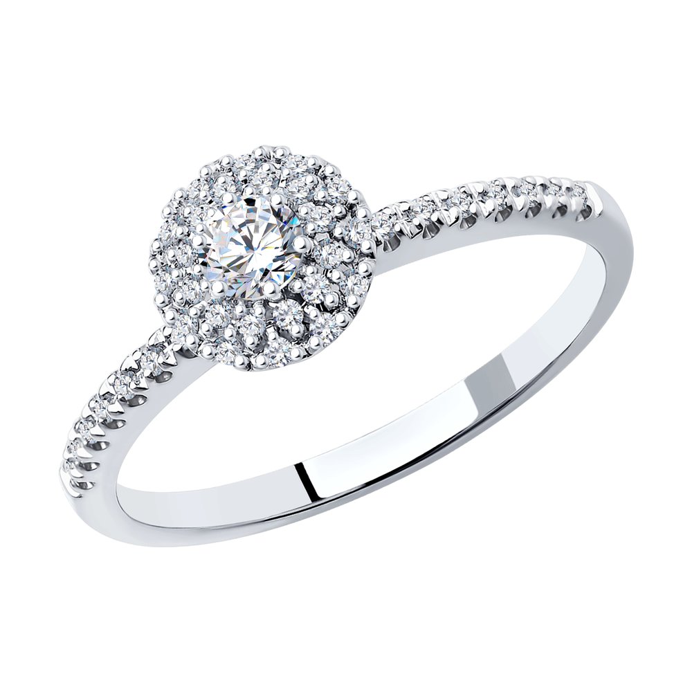 

Кольцо из золота р. 18,5 SOKOLOV Diamonds 1012132-3, бриллиант, 1012132-3