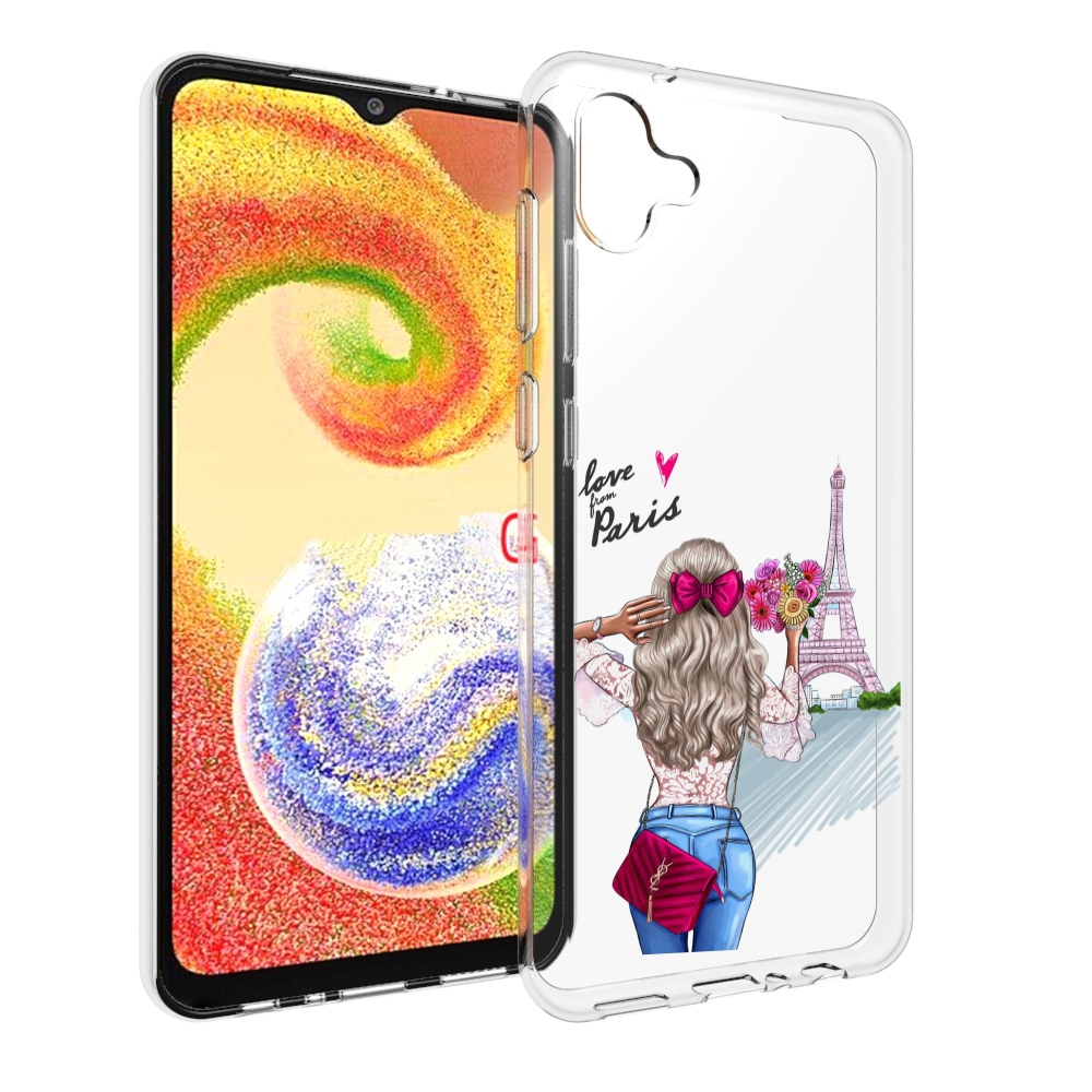 

Чехол MyPads Парижанка женский для Samsung Galaxy A04, Прозрачный, Tocco