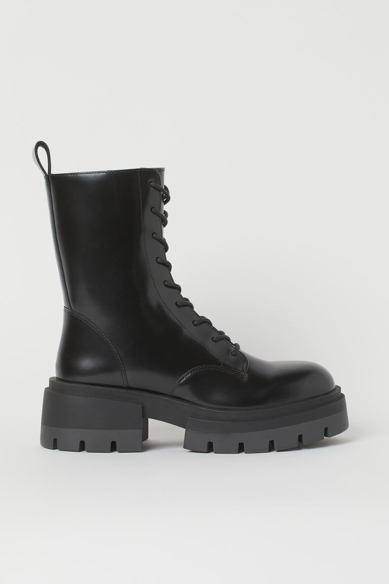

Ботинки женские H&M 1003490 черные 41 EU (доставка из-за рубежа), 1003490
