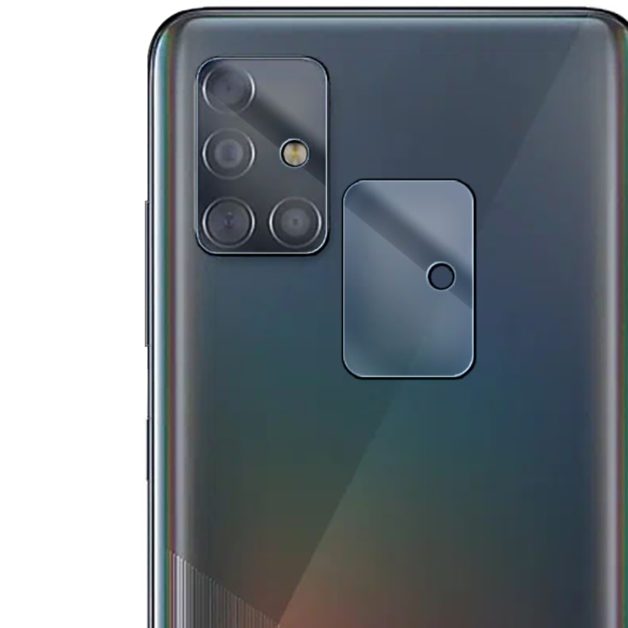 

Стекло защитное гибридное для камеры Samsung Galaxy A51 (2 шт.)