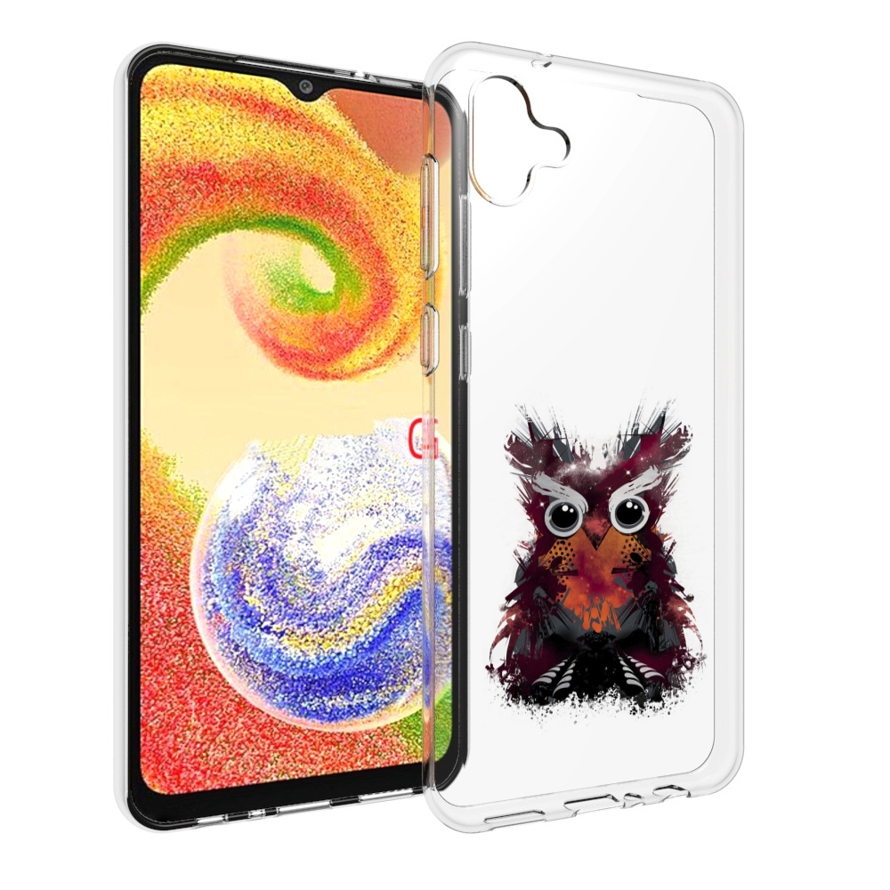 

Чехол MyPads Необычная сова для Samsung Galaxy A04, Прозрачный, Tocco