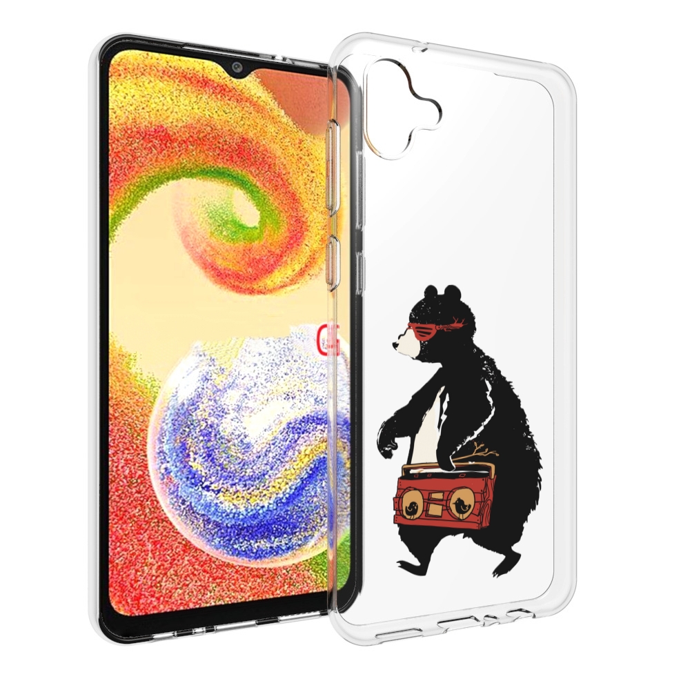 

Чехол MyPads Музыкальный медведь для Samsung Galaxy A04, Прозрачный, Tocco