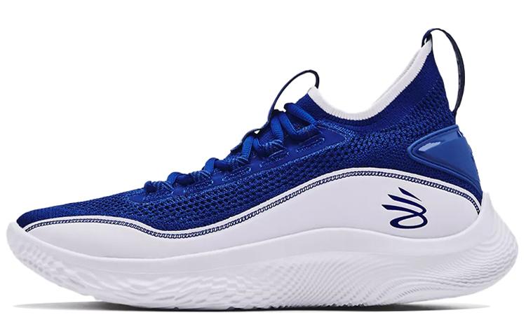 

Кроссовки унисекс Under Armour Curry 8 синие 42.5 EU, Синий, Curry 8