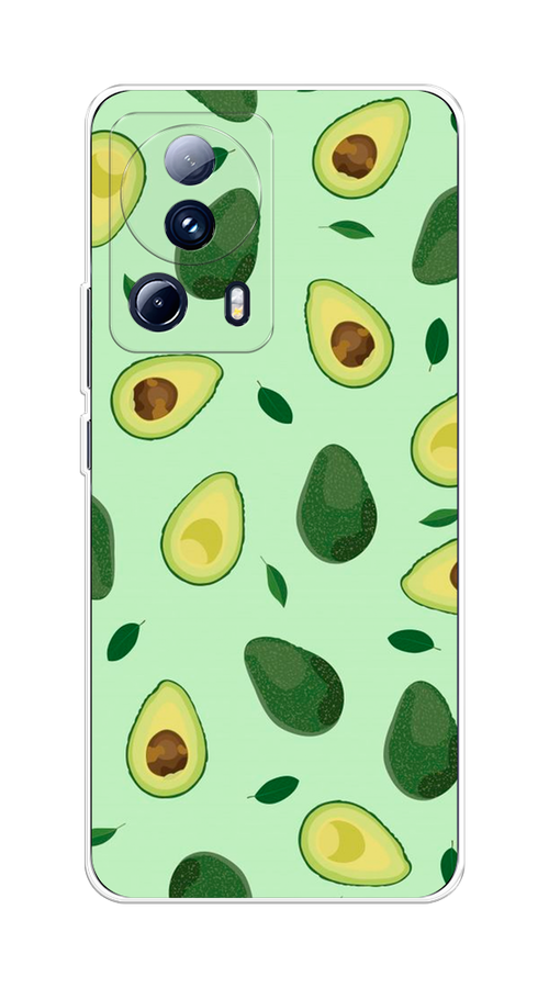 

Чехол на Xiaomi 13 Lite "Blue avocado", Коричневый;зеленый, 318150-1