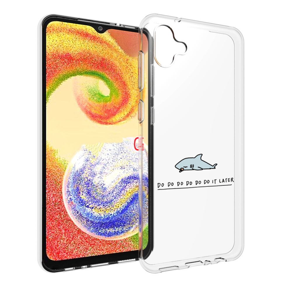 

Чехол MyPads Мини-акула для Samsung Galaxy A04, Прозрачный, Tocco