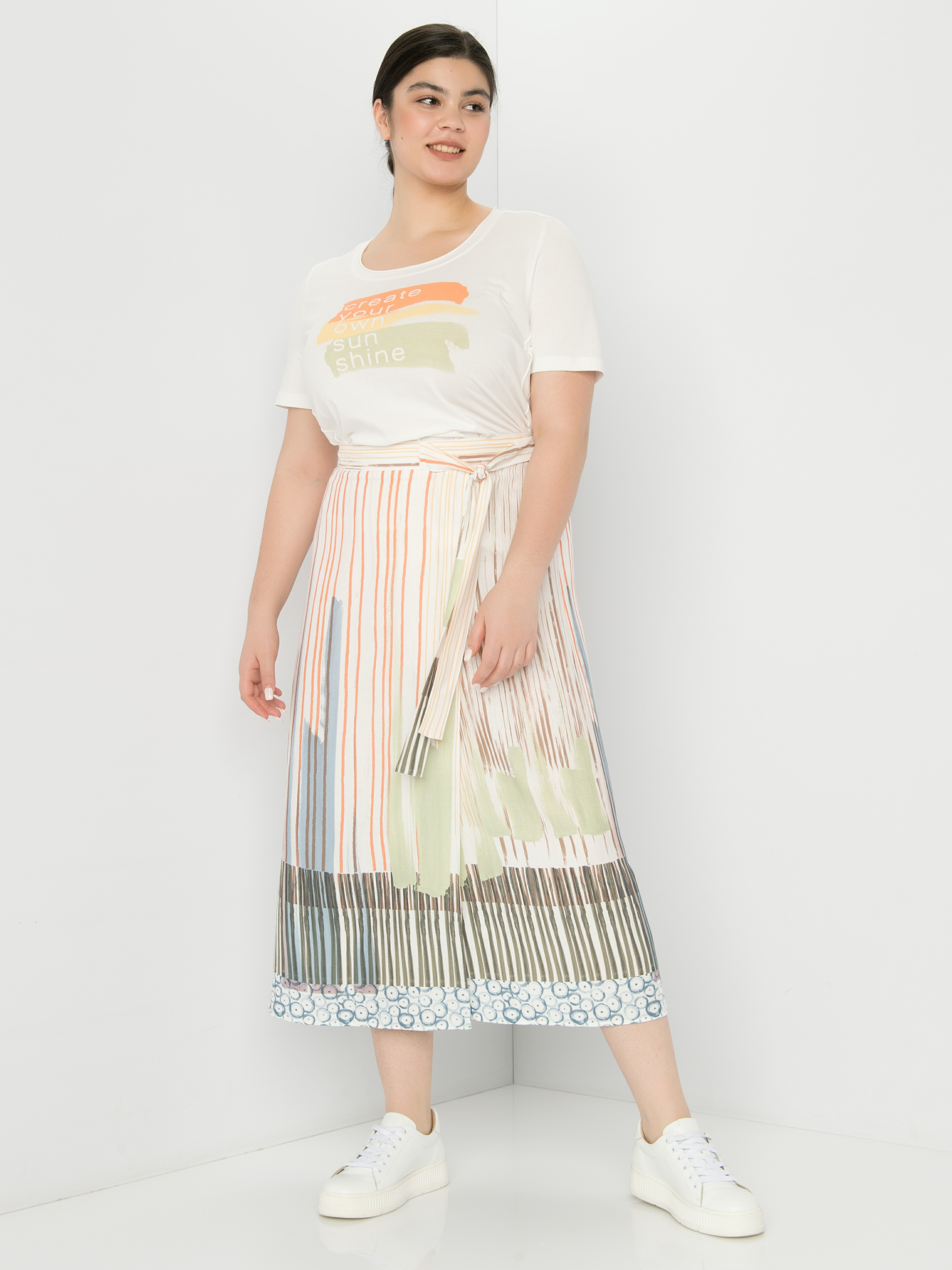 

Юбка женская SAMOON by GERRY WEBER 810005-21211-9702 зеленая 56, 810005-21211-9702