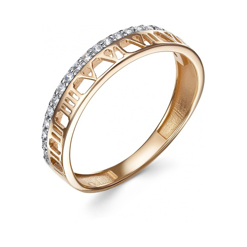 

Кольцо из красного золота с фианитом р. 17 Гранат 1.10.11.0831.00-4111, 1.10.11.0831.00-4111