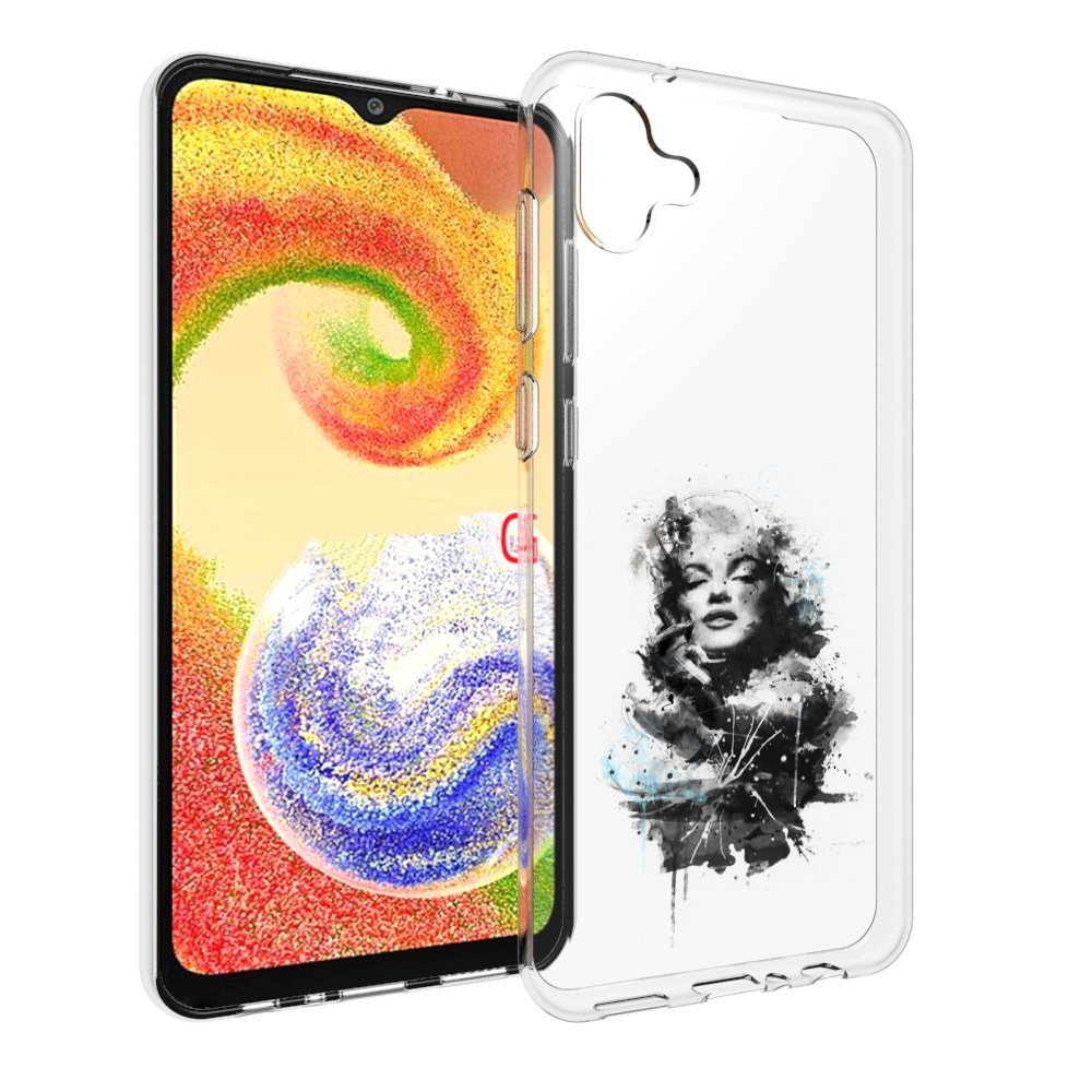 

Чехол MyPads Мерлин Монро загадочная женский для Samsung Galaxy A04, Прозрачный, Tocco