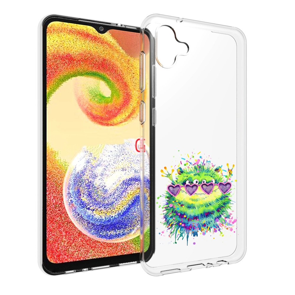 

Чехол MyPads Пушистый персонаж для Samsung Galaxy A04, Прозрачный, Tocco