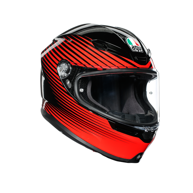 

Шлем AGV K-6 MULTI Rush Black/Red XXL