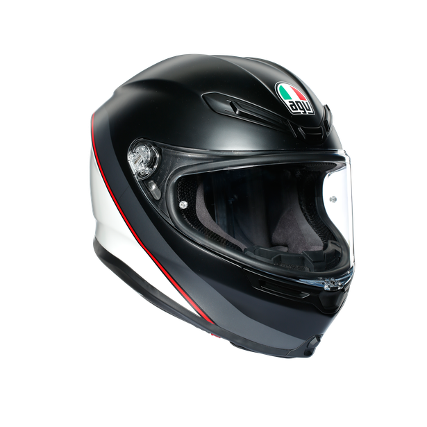 

Шлем AGV K-6 MULTI Minimal Pure Matt Black/White/Red XXL
