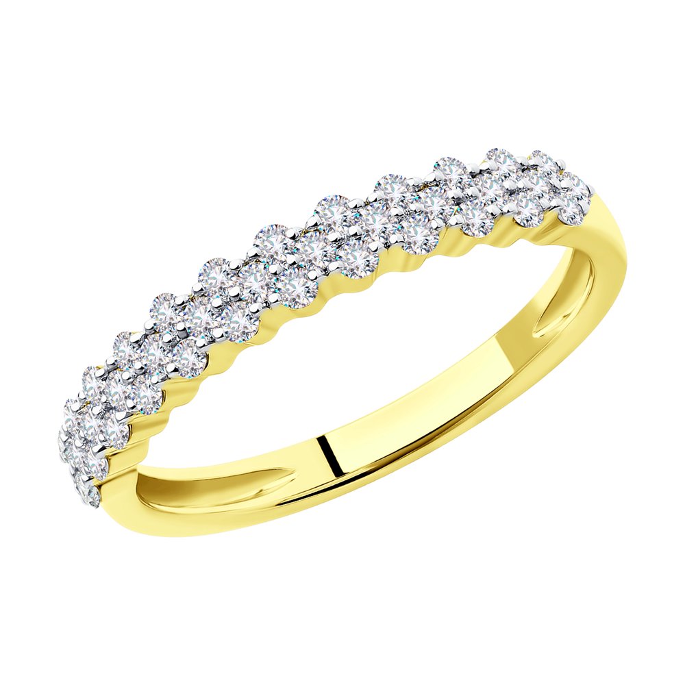 

Кольцо из золота р. 16,5 SOKOLOV Diamonds 1012075-2, бриллиант, 1012075-2
