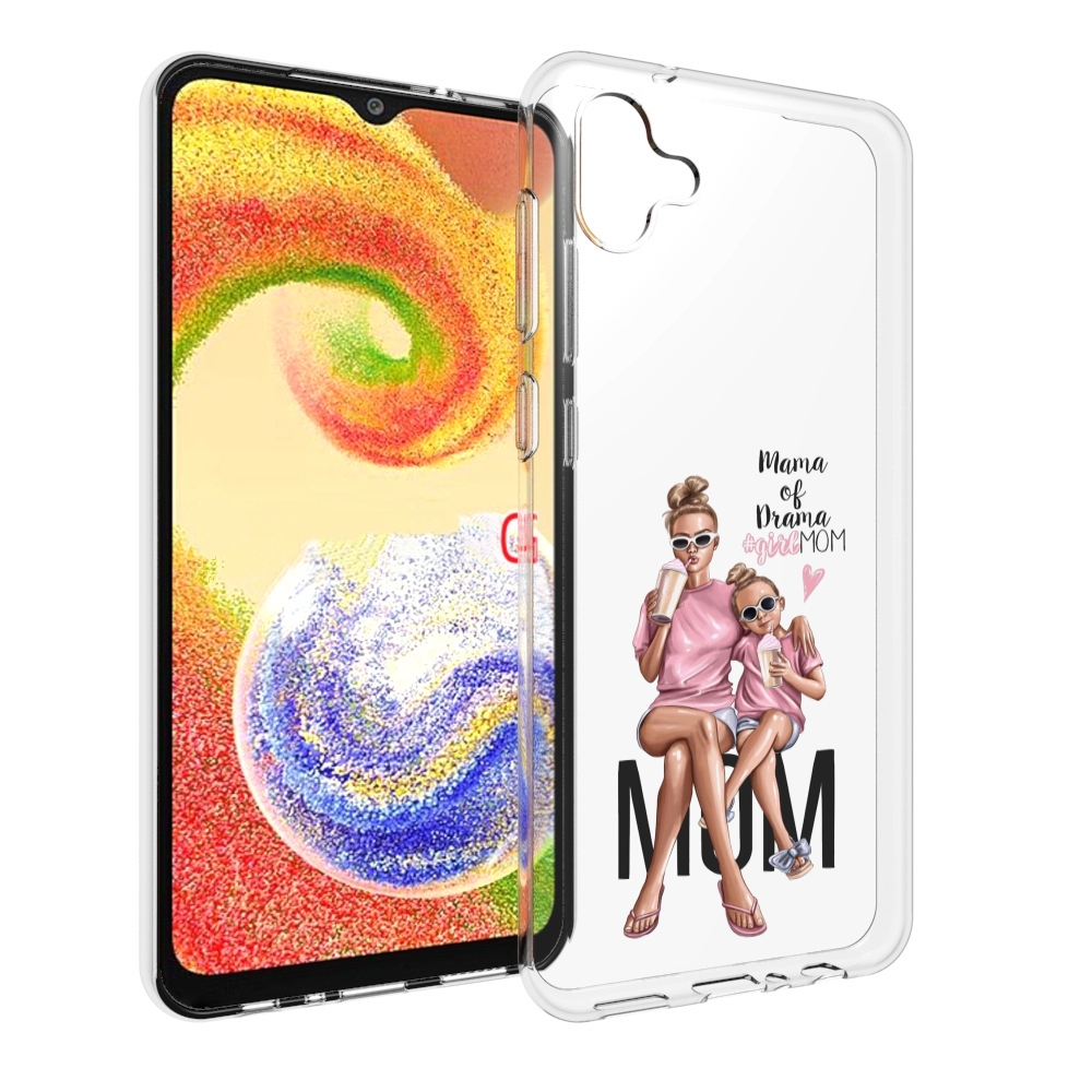 

Чехол MyPads Мама-мечты женский для Samsung Galaxy A04, Прозрачный, Tocco