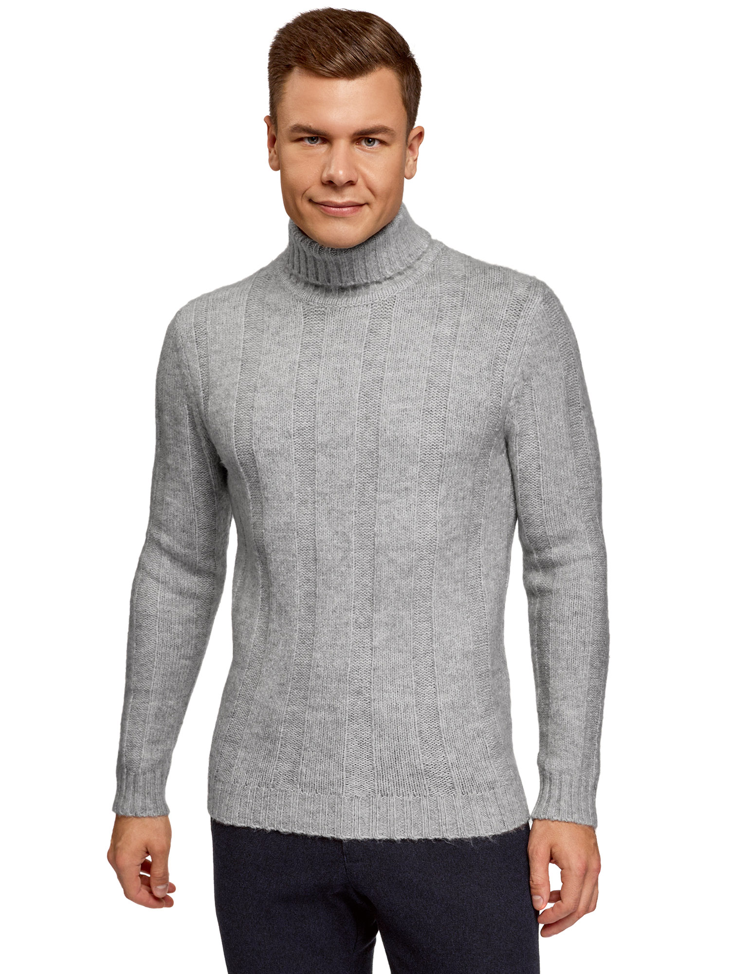 Мужской фактурный свитер