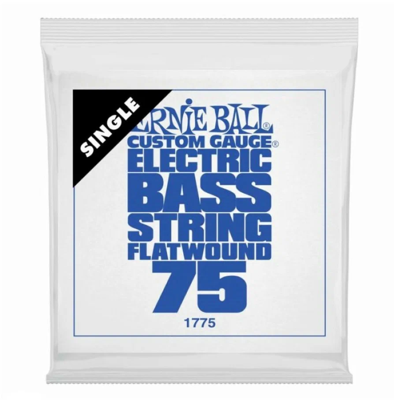 

Ernie Ball 1775 - одиночная струна для бас-гитары. Сталь, Flat Wound, калибр .075