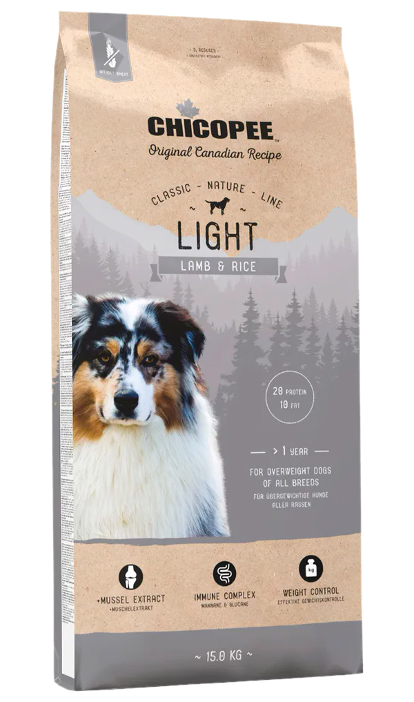 

CHICOPEE CHICOPEE CLASSIC NATURE LINE LIGHT LAMB & RICE диетический для взрослых собак все