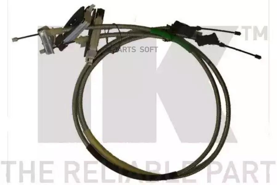 

9025139NK трос ручника л.+п. Ford Focus 03> drum