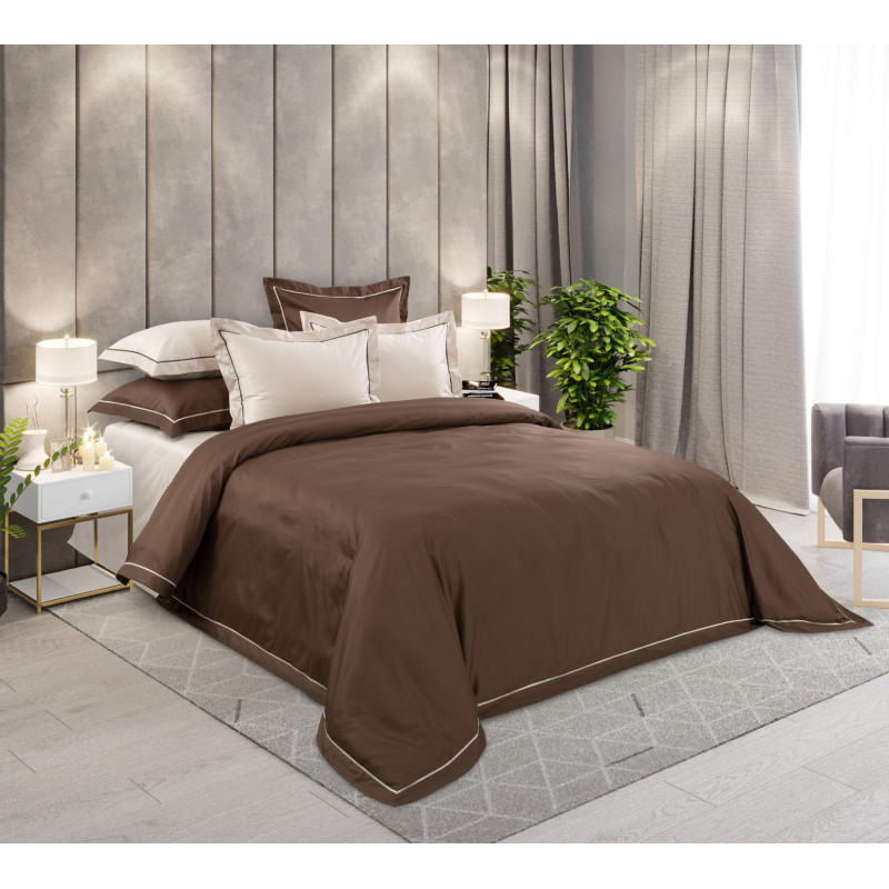 Комплект постельного белья из сатина двуспальный Текс-Дизайн Впечатление