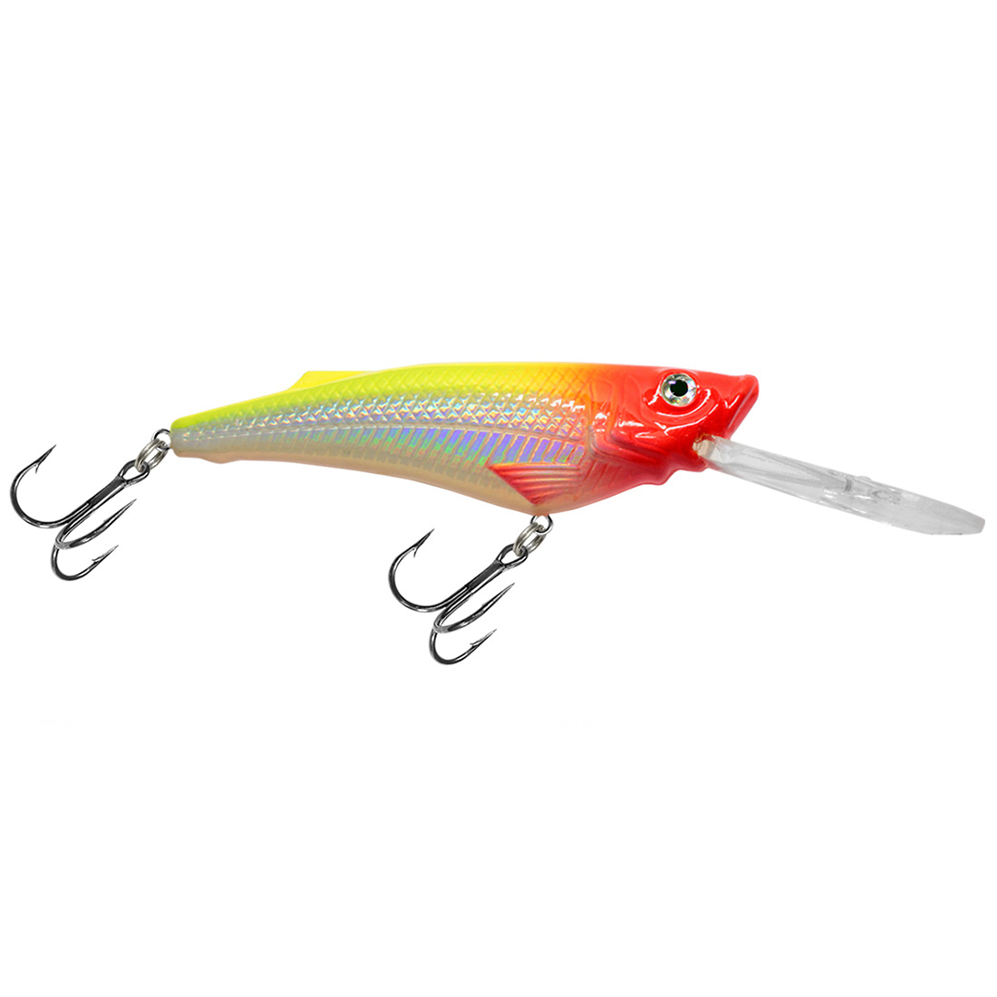 

Воблер AQUA SHERIFF DR 100mm, цвет 014 (клоун), 2 штуки, Желтый;красный;серебристый, Sheriff DR