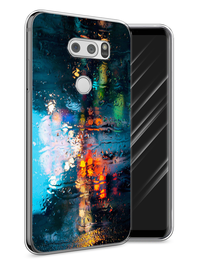 

Чехол Awog на LG V30 "Абстракция 28", Голубой, 83050-3