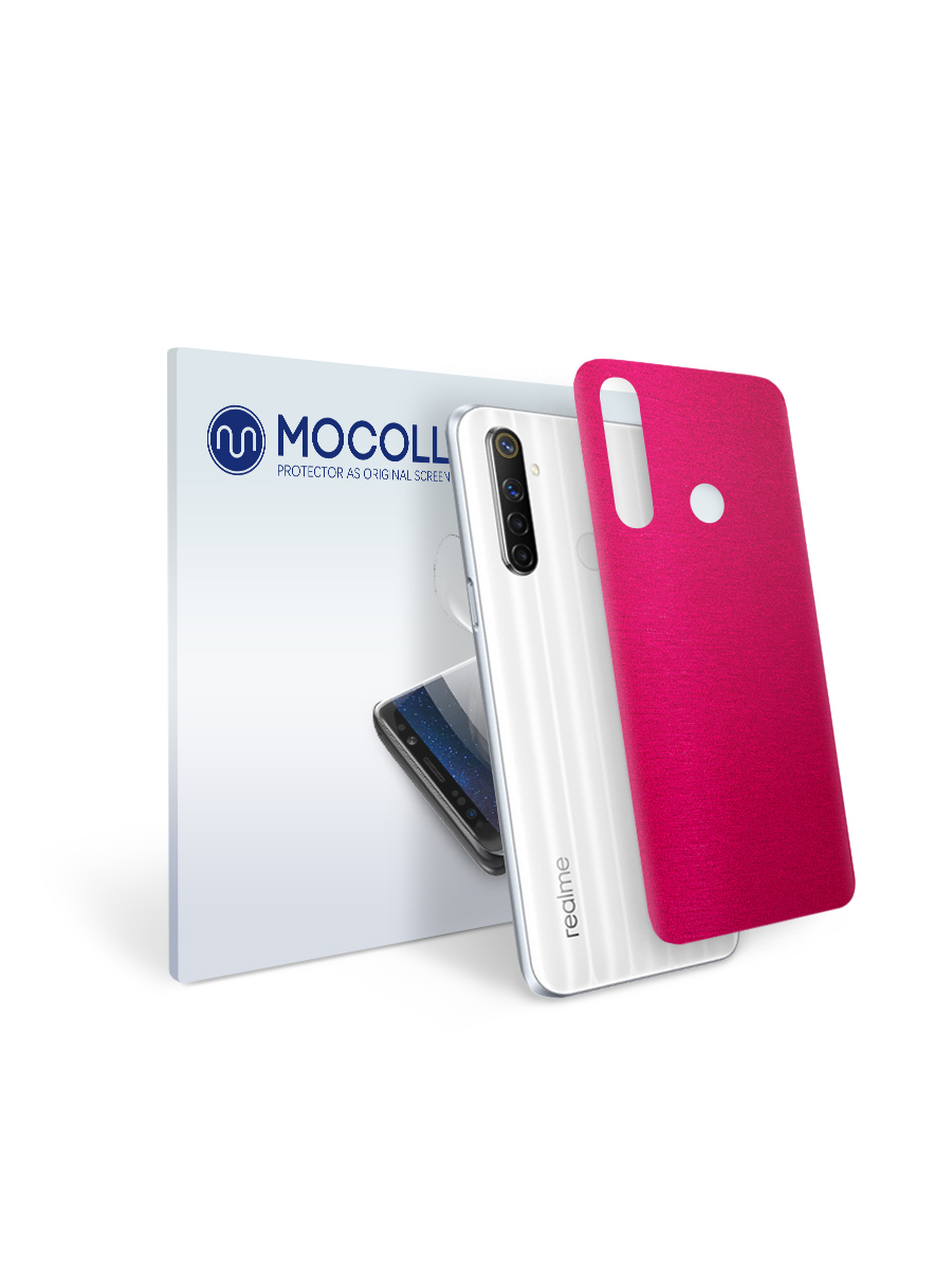 

Пленка защитная MOCOLL для задней панели REALME 3 Pro Металлик Розовый