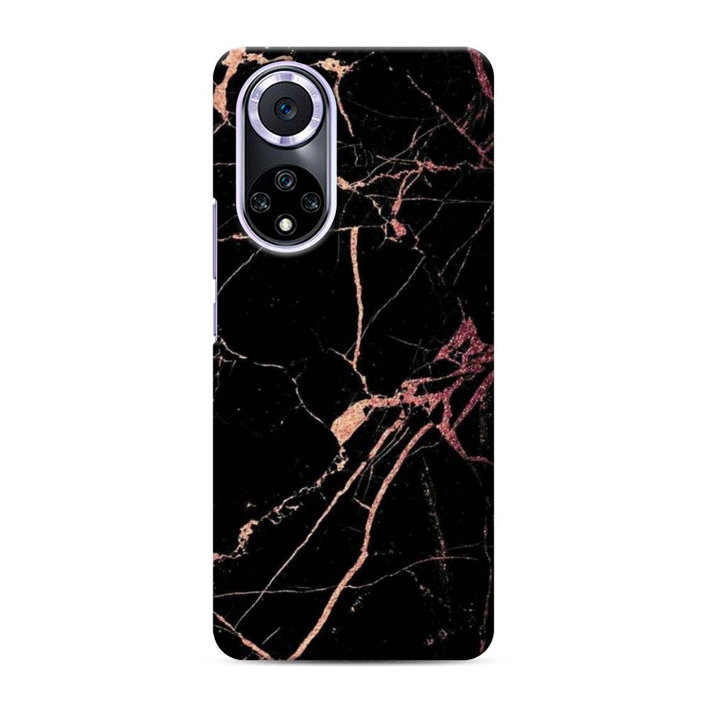 фото Чехол awog "мрамор розовое золото" для huawei nova 9