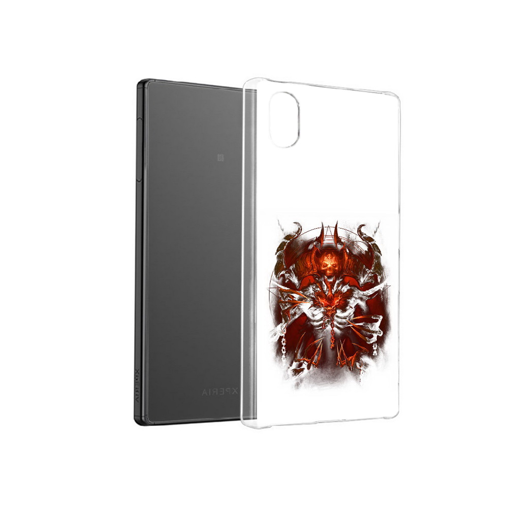 

Чехол MyPads Tocco для Sony Xperia X яркий демон, Прозрачный, Tocco