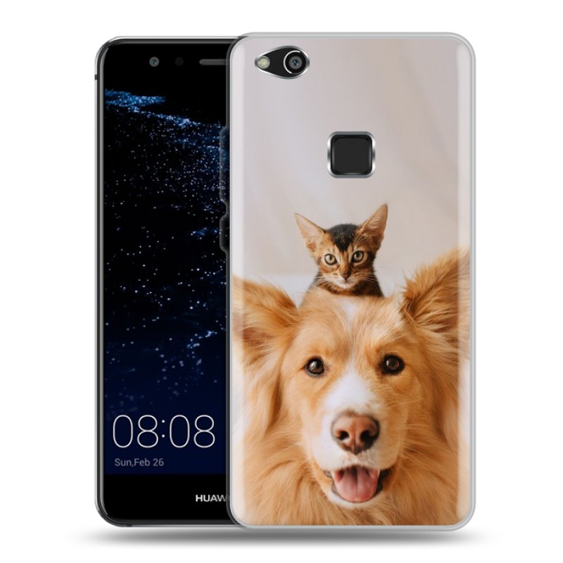 

Чехол для Huawei P10 Lite с рисунком и защитой камеры