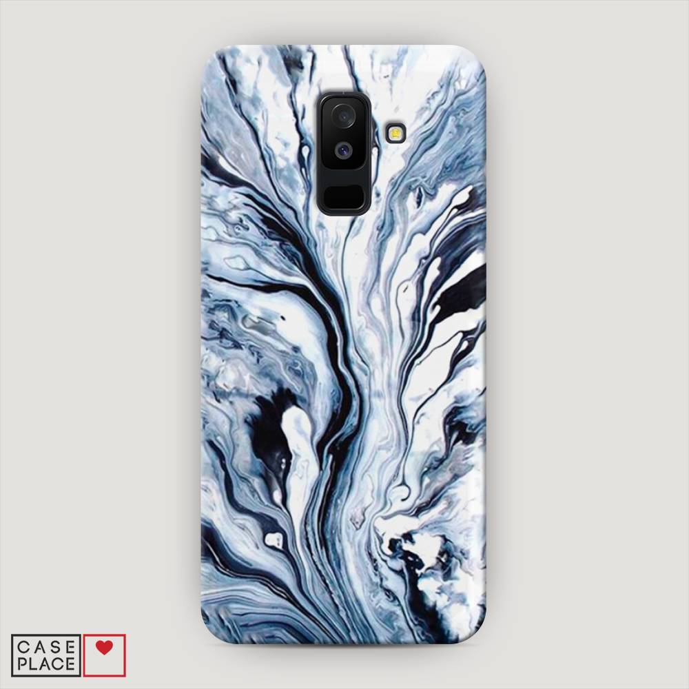 

Чехол Awog "Голубой минерал мрамор" для Samsung Galaxy A6 +, 26020-2