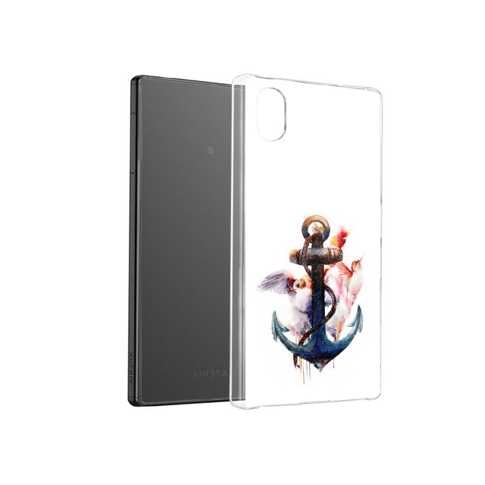 

Чехол MyPads Tocco для Sony Xperia X якорь с птицами, Прозрачный, Tocco