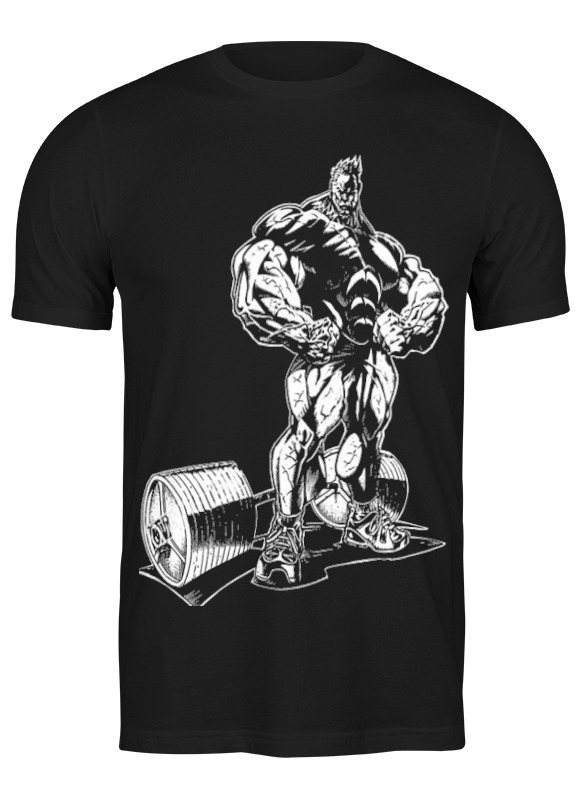 

Футболка мужская Printio Bodybuilding черная L, Черный, Bodybuilding