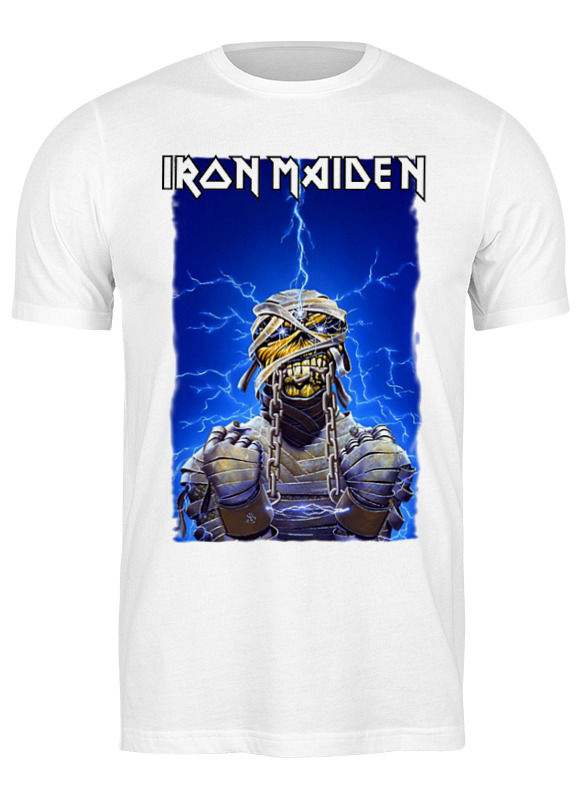 

Футболка мужская Printio Iron maiden band белая L, Белый, Iron maiden band