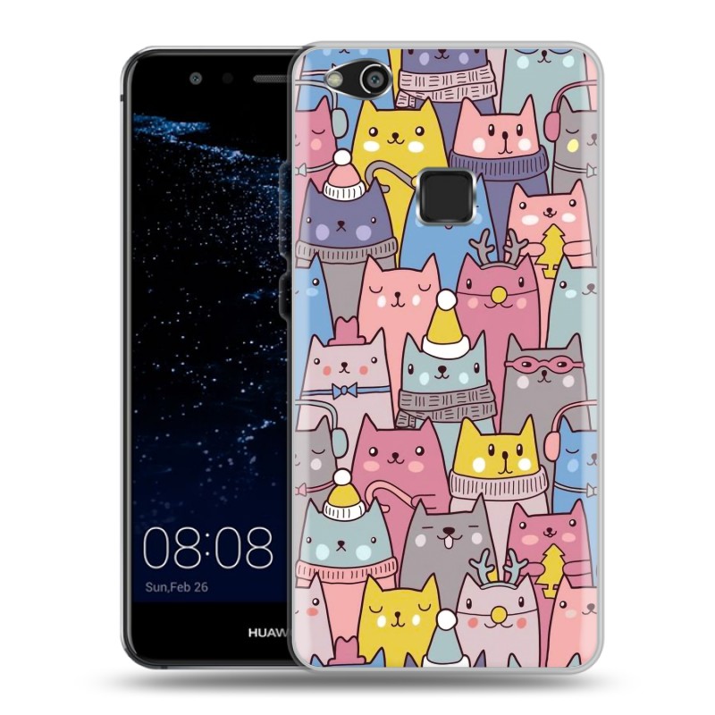 

Чехол для Huawei P10 Lite с рисунком и защитой камеры