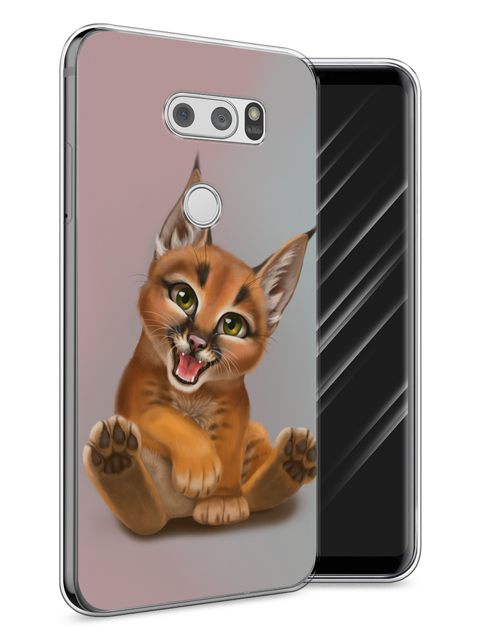 

Чехол Awog на LG V30 "Малыш рыси", Оранжевый;серый, 83050-1