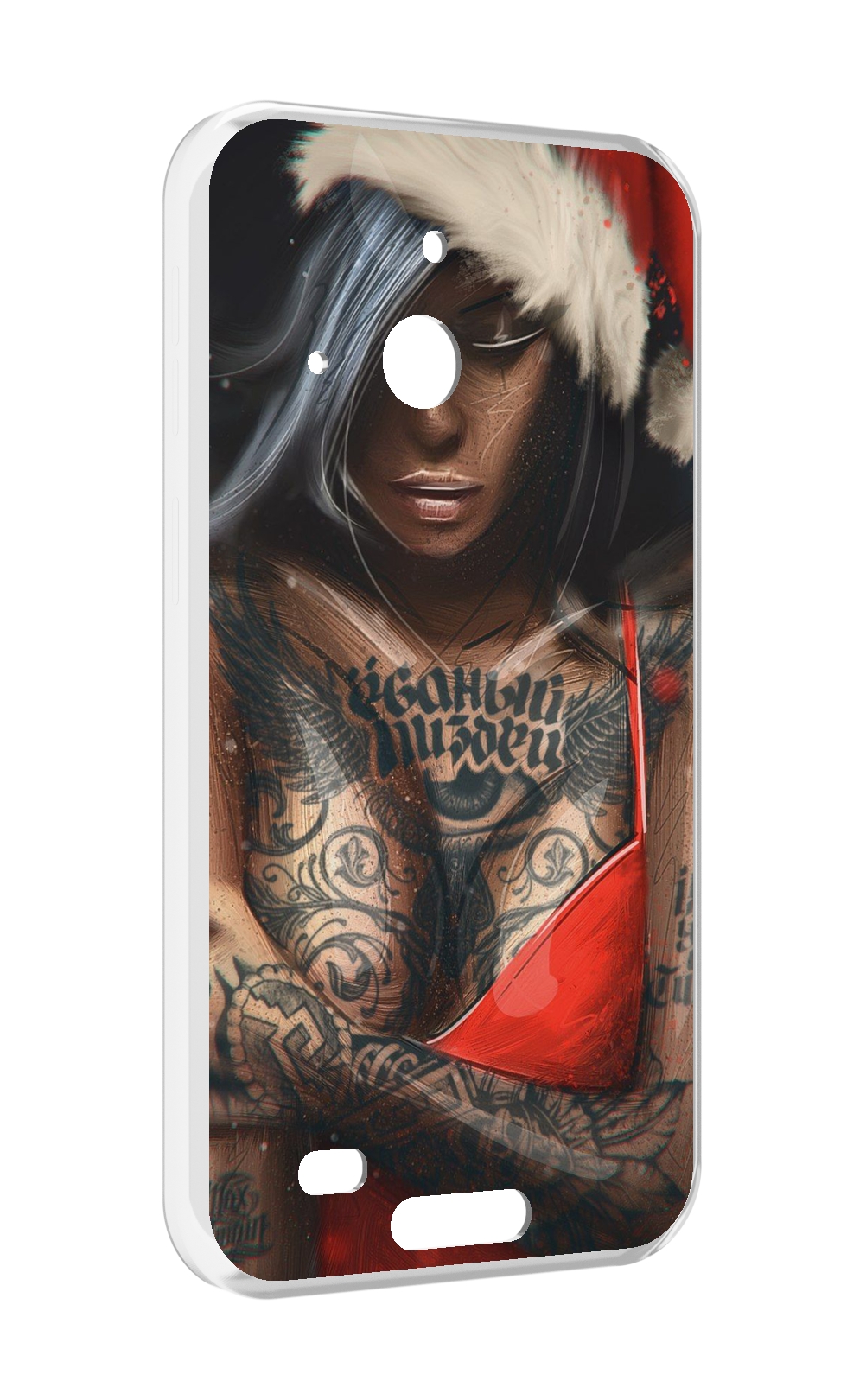 

Чехол MyPads санта-клаус-девушка для Oukitel WP20 / WP20 Pro, Прозрачный, Tocco