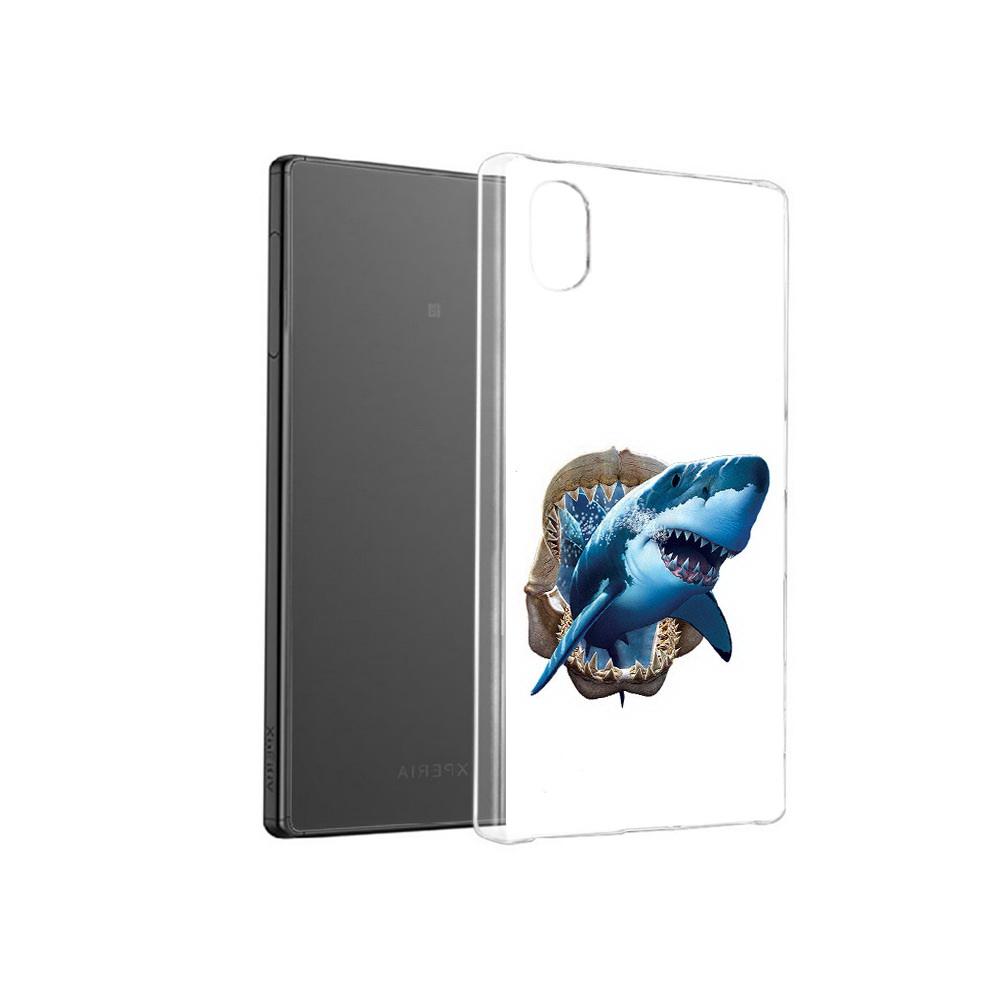 

Чехол MyPads Tocco для Sony Xperia X челюсти, Прозрачный, Tocco