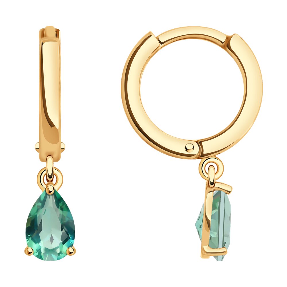

Серьги из красного золота SOKOLOV 728924, топаз, 728924