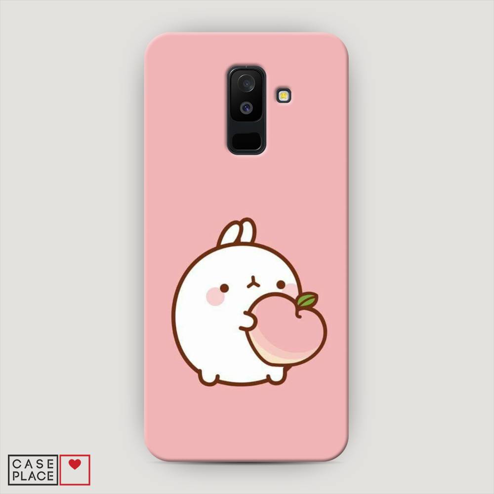 

Чехол Awog "Кролик с персиком" для Samsung Galaxy A6 +, 26020-1