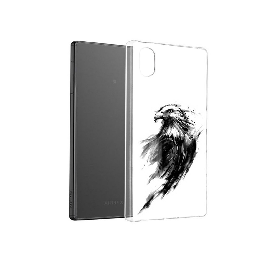 

Чехол MyPads Tocco для Sony Xperia X чб птица, Прозрачный, Tocco