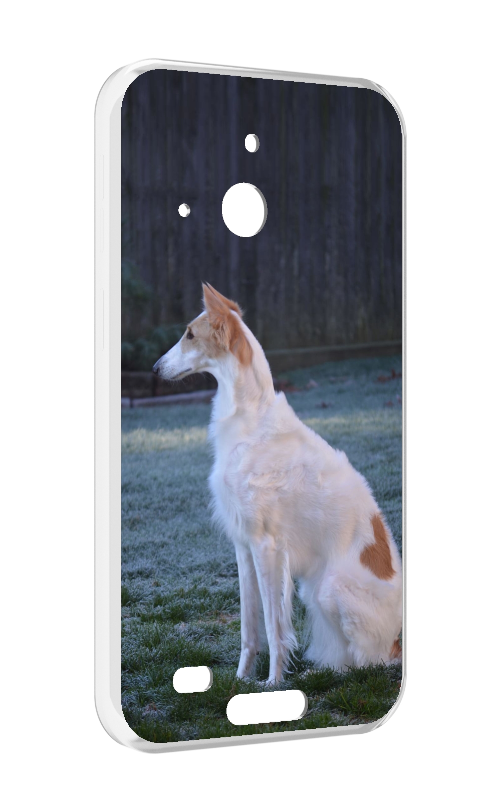 

Чехол MyPads русская псовая борзая для Oukitel WP20 / WP20 Pro, Прозрачный, Tocco