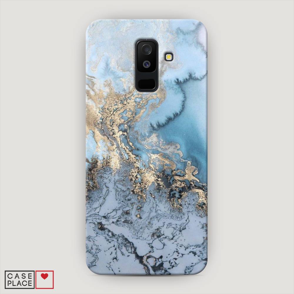 

Чехол Awog "Морозная лавина синяя" для Samsung Galaxy A6 +, 26020-2