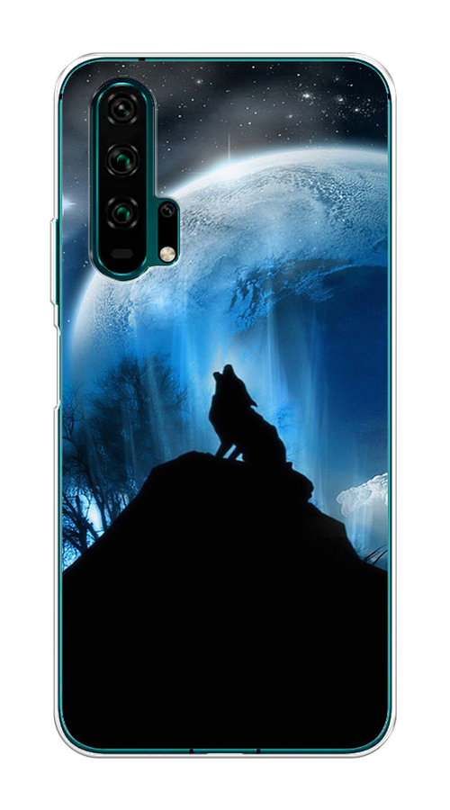 

Чехол на Honor 20 Pro "Волк 2", Синий;черный;белый, 69350-1